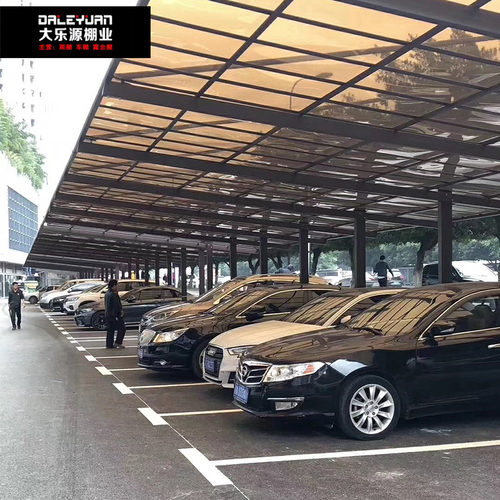 室外車庫雨棚 鋼結構汽車停車棚